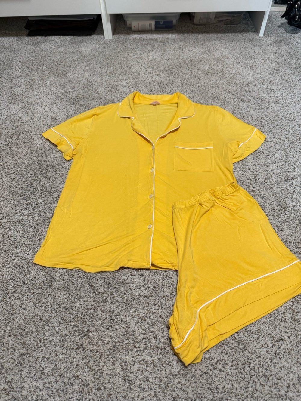 Eberjey Gisele TENCEL™ Modal Relaxed Short PJ Set - Yellow